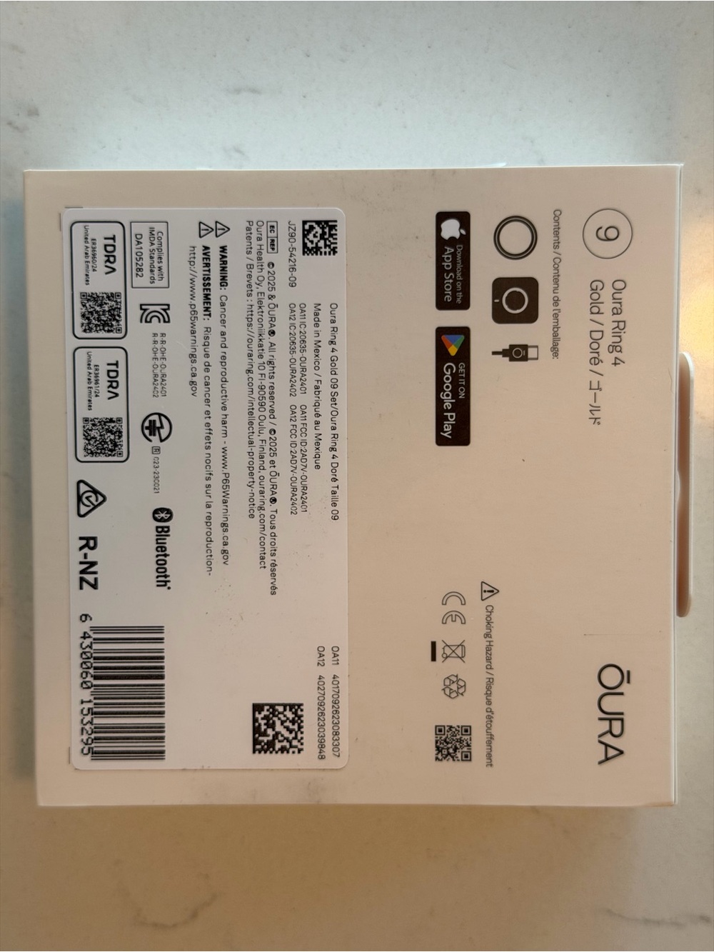 BRAND NEW Oura Ring Gold Gen 4 - Picture 4 of 4